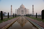 Morgenstimmung am Taj Mahal