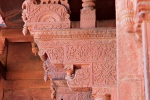 Kleine Kunstwerke am Jahangiri Mahal - Red Fort