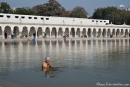 Tempelteich, dessen Wasser heilende Kräfte zugesprochen werden - Gurudwara Bangla Sahib-Tempel