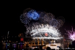 Silvesterfeuerwerk an der Harbour Bridge