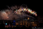 Silvesterfeuerwerk an der Harbour Bridge