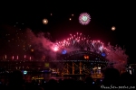 Silvesterfeuerwerk an der Harbour Bridge