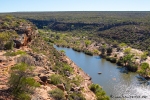 Blick vom "Hawks Head" auf den Murchison River