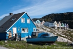 Bunt und auf Stelzen - Häuser in Ilulissat