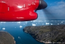 Im Landeanflug auf Ilulissat