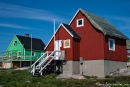Bunt gegen Wintertristesse - Haus in Ilulissat