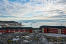 Das Arctic-Hotel mit großartigem Blick auf die Diskobucht und den Ort Ilulissat