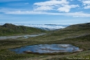 Malerische Landschaft mit Blick auf den Russel-Gletscher