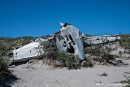 Flugzeugwrack aus der Zeit der amerikanischen Militärbasis Sonderstrom Air Base