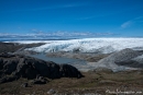 Die Eiskappe, die noch weite Teile Grönlands bedeckt