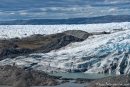 Inlandeisgletscher und Moräne - Kangerlussuaq