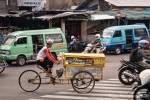 Großstadtverkehr in Surabaya