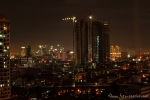 Blick aus dem Hotelfenster über Jakarta