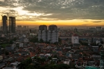 Sonnenaufgang über Jakarta