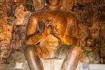 Bronzene Buddhafigur im Candi Mendut