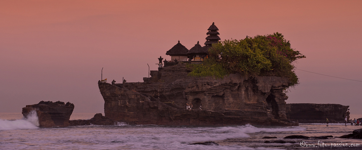 Der berühmte Meerestempel Tanah Lot