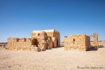 Wüstenschloss Qusair Amra aus dem frühen achten Jahrhundert. Von dem Bau sind noch der Thronsaal und ein Badehaus erhalten.