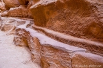 Wassergraben im Siq von Petra