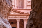 Der erste Blick auf das rote Petra