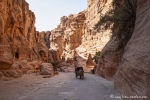 Der Weg durch den Siq ist zu jeder Tageszeit beeindruckend