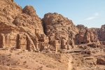 Blick auf die Königswand in Petra