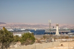 Kreuzfahrtschiffe im Hafen von Aqaba