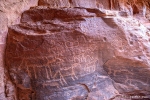 Im Wadi Rum gibt es zahlreiche Felszeichnungen