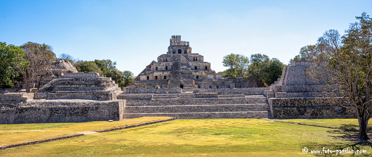 Große Stufenpyramide „Tempel der fünf Stockwerke“, Edzna