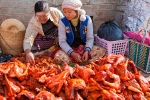 Hühnchen auf dem Markt in Aungban