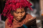 Pa-O-Frauen auf dem Markt in Aungban