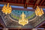 Kristallleuchter in der Großen Sultan-Qabus-Moschee, Muscat