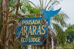 Wegweiser zur Araras Eco Lodge