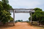 Beginn der Transpantaneira und Eingang zum Pantanal