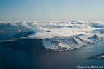 Landeanflug auf Spitzbergen