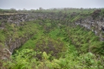 Blick in den Krater der