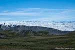 Ein gewaltiger Gletscher und im Vordergrund die Moräne - Russel-Gletscher in Kangerlussuaq