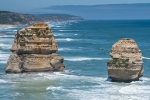 Zwei der Felsnadeln des Port Campbell National Parks