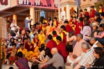 Ritual der Ganga aarti im Parmarth Niketan, Rishikesh