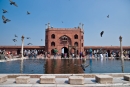 Innenhof der Jami Masjid - Indiens größter Moschee