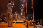 Zeremonie der Ganga-aarti - Varanasi